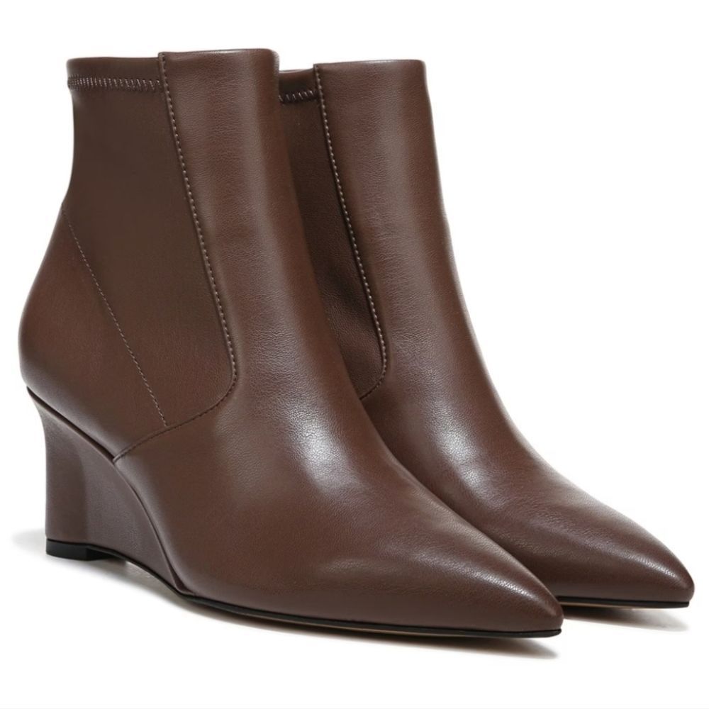 Franco Sarto Brown Ankle Boots